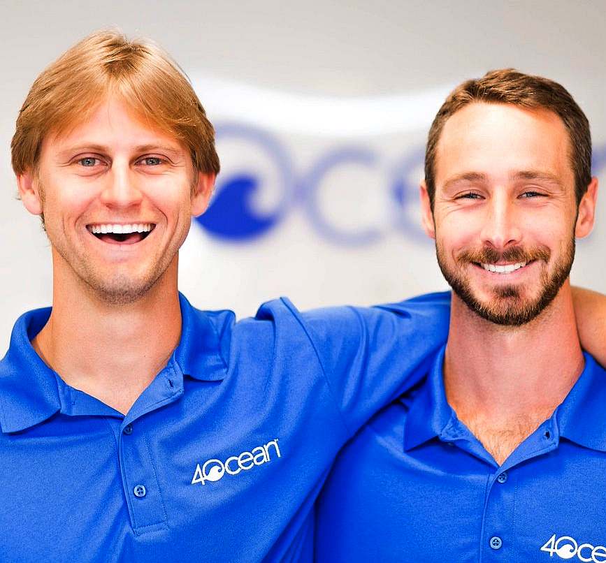 Alex Schulze and Andrew Cooper's 4Ocean plastic cleaning project