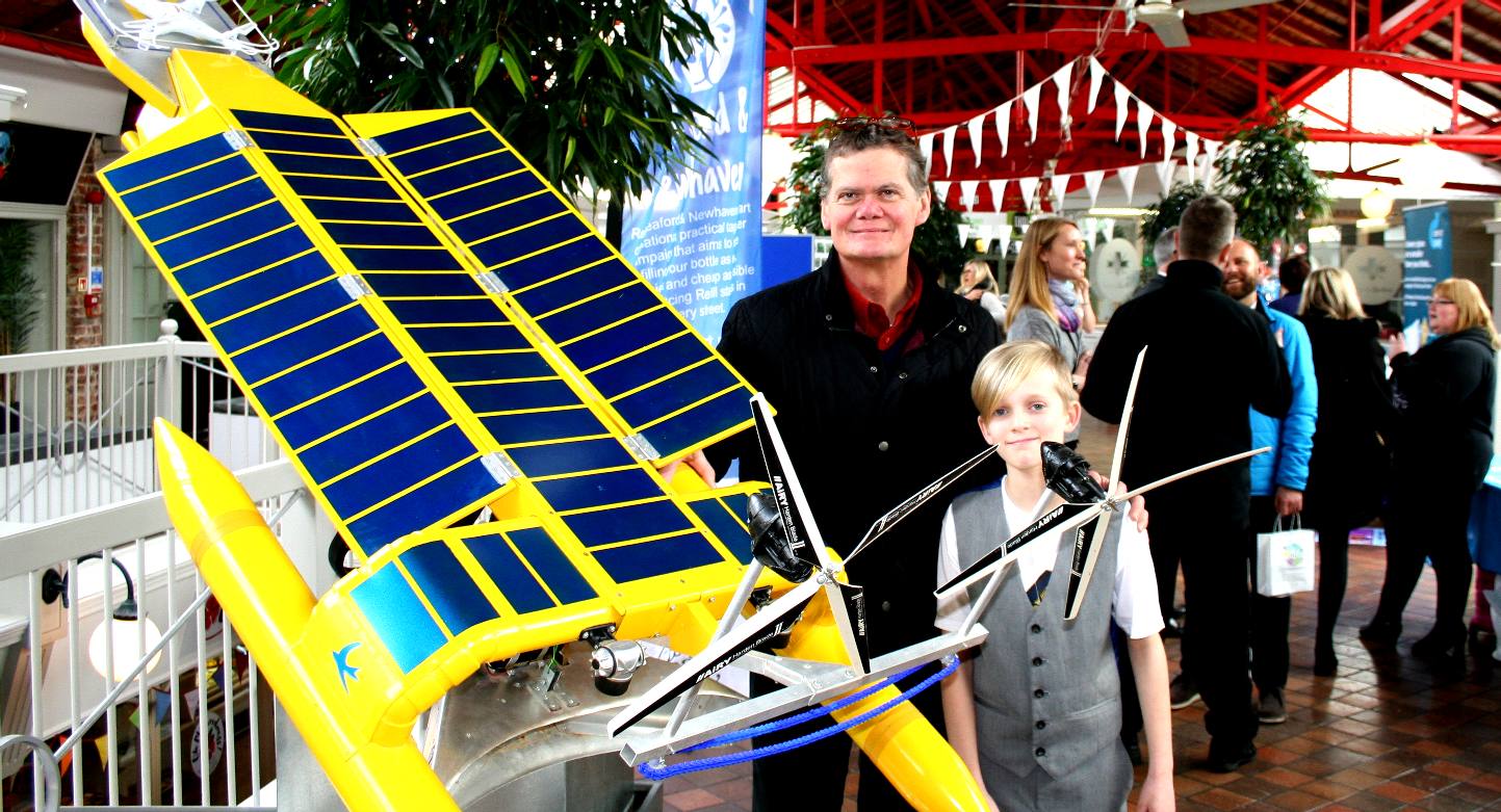 Eastbourne MP Stephen Lloyd with SeaVax and Ryan Dusart