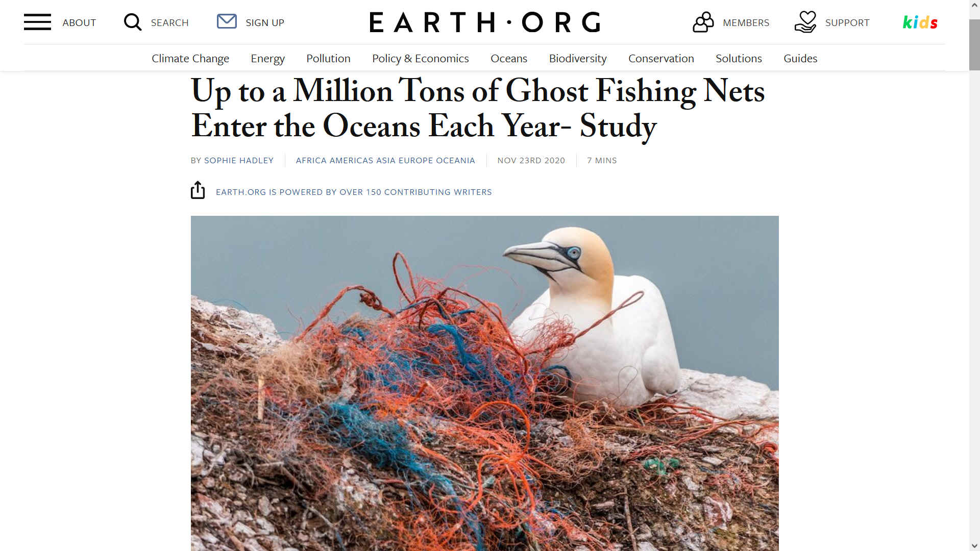 Tackling Ghost Fishing Gear with World Animal Protection - Ocean Wise