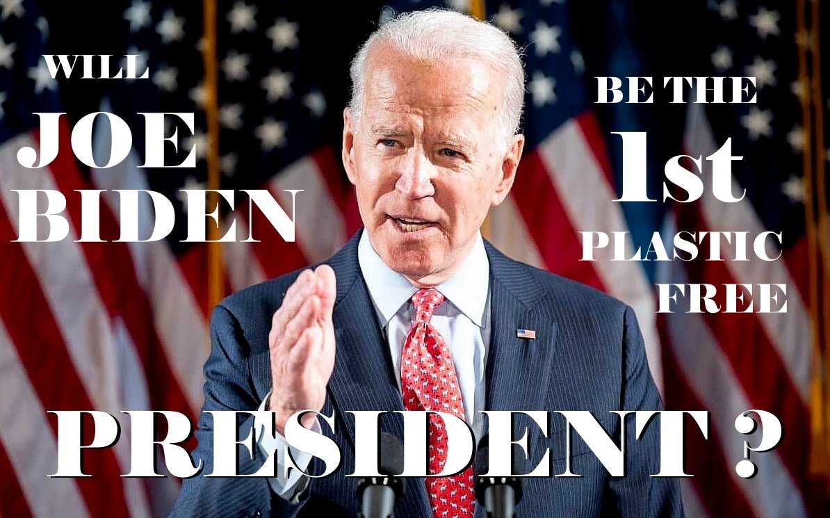 JOE BIDEN USA PRESIDENT PLASTIC FREE 1ST FIRST