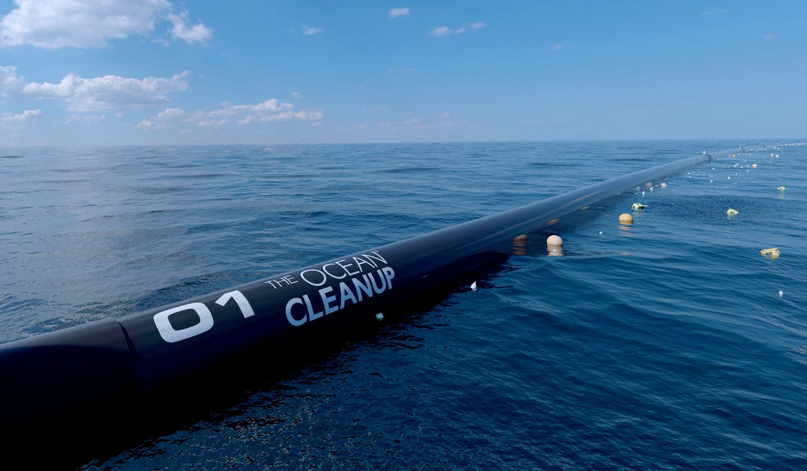 Wilson 01 the ocean cleanup floating boom scooper